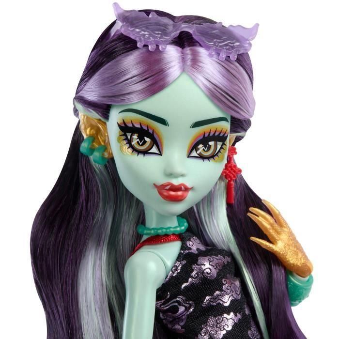 Monster High Hyv58 Muñeca Jinafire Long Dragona con mascota Cloudy Yun Yun y Accesorios de Dibujo 2 Monster High Hyv58 Muñeca Jinafire Long Dragona con mascota Cloudy Yun Yun y Accesorios de Dibujo 2