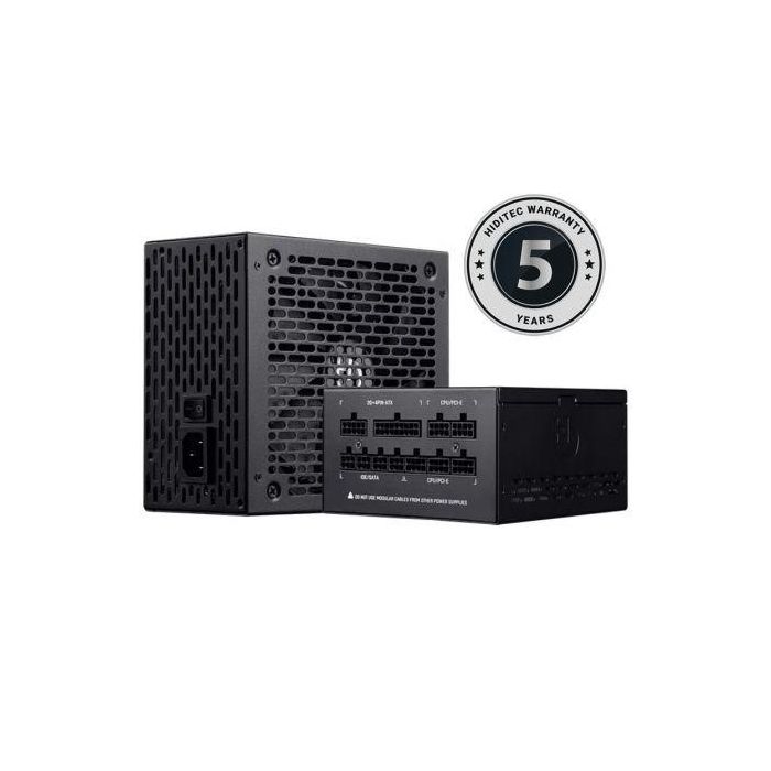 Hiditec Fuente de Alimentación BZX750 BZ V2 750W 80 Plus Bronze Ventilador 14cm