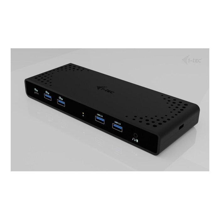 I-TEC UNIVERSAL DUAL 4K DOCK PD Conexión USB-C Power Delivery 85W Dual 4K Ultra HD Negro 5