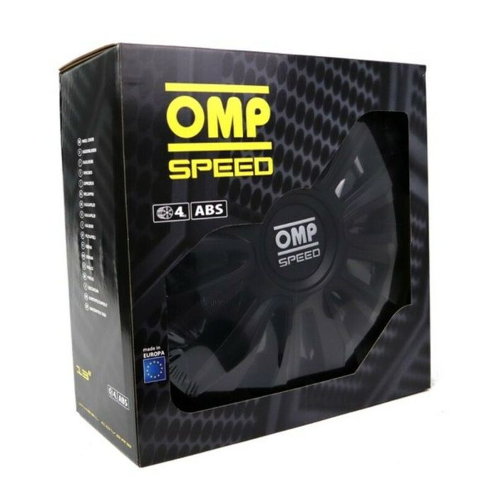 Tapacubos OMP Magnum Speed Negro 16" (4 uds) 2 Tapacubos OMP Magnum Speed Negro 16" (4 uds) 2