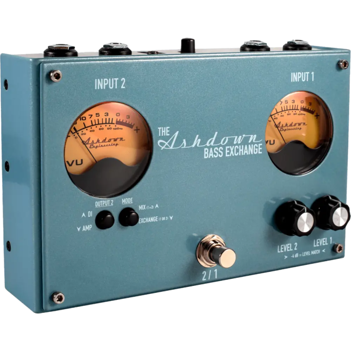 Ashdown Pedal Conmutador 2X Inputs/ 2X Outputs Bass Exchange 1