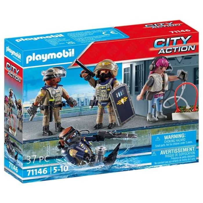 Figuras fuerzas especiales. playmobil city action