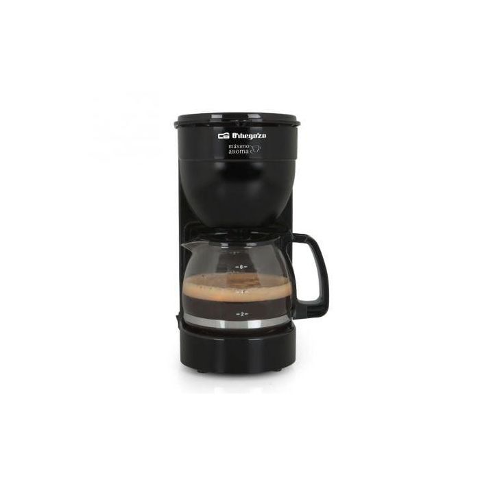 Orbegozo CG 4014 Cafetera de Goteo 6 Tazas Negra con Filtro Permanente, Jarra Cristal, Antigoteo, Placa Calentadora 650W 4 Orbegozo CG 4014 Cafetera de Goteo 6 Tazas Negra con Filtro Permanente, Jarra Cristal, Antigoteo, Placa Calentadora 650W 4
