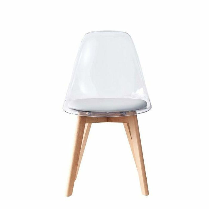 Silla de Comedor DKD Home Decor Gris Madera Policarbonato 54 x 47 x 81 cm 6 Silla de Comedor DKD Home Decor Gris Madera Policarbonato 54 x 47 x 81 cm 6