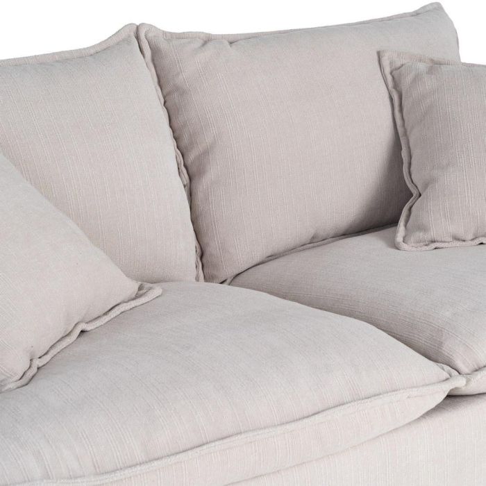 Sofá 2 Plazas Crema Tejido 181 X 103 X 72 cm