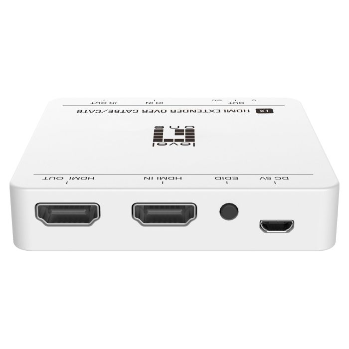Level One HVE-9007 Extensor HDMI sobre Cat.5/6 Kit 4K hasta 70m Inalámbrico Blanco 2