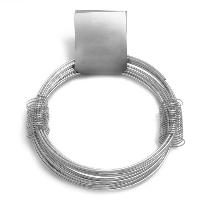 Filgraf Alambre zincado n° 15, acero, calibre 2,50 mm x 6 m 0 Filgraf Alambre zincado n° 15, acero, calibre 2,50 mm x 6 m 0