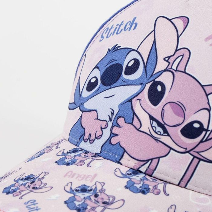 Cerdá Gorra Stitch Rosa 53 cm para Niños Edad Mínima Recomendada 3 Años 1