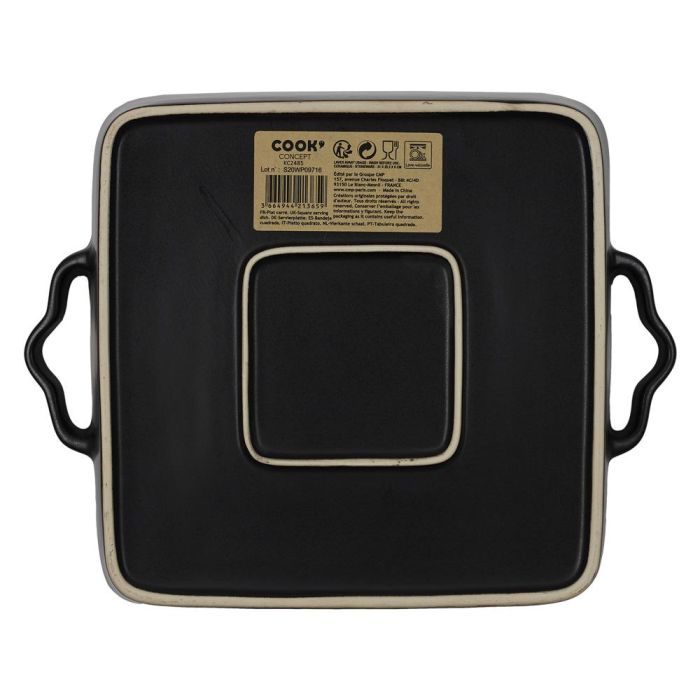 Cook Concept Fuente Cuadrada Con Asas 25X25 Cm 1