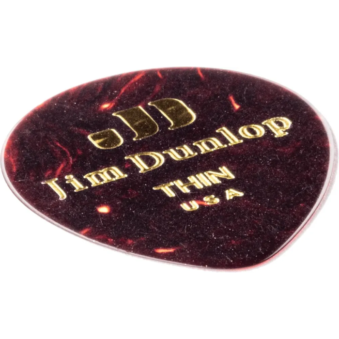 Dunlop Pack 72 Púas Genuine Celluloid Teardrop Shell - Thin 1