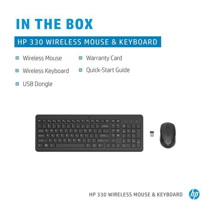 HP 330 Wireless Mouse and Keyboard Combination 2 HP 330 Wireless Mouse and Keyboard Combination 2