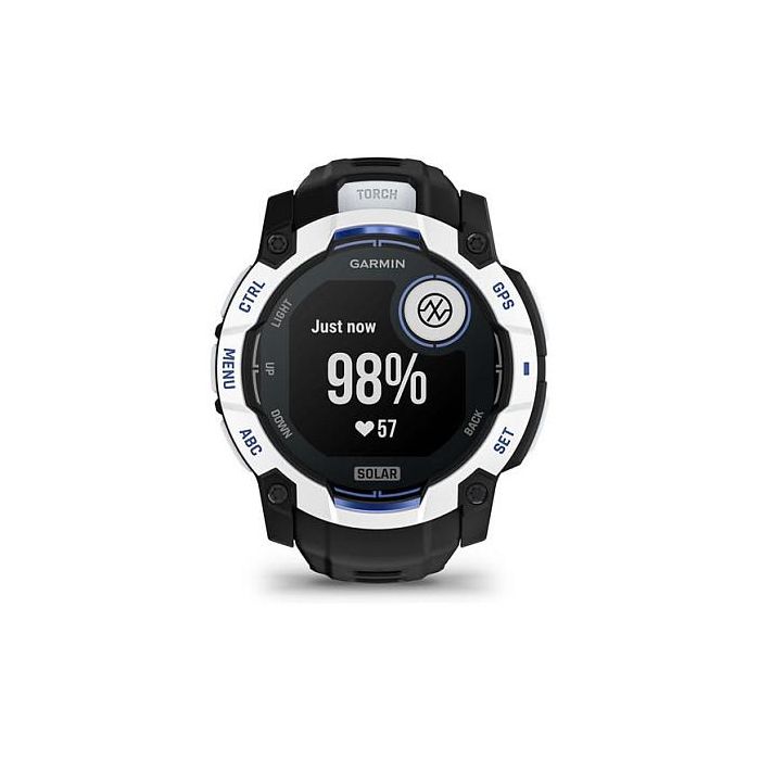 Garmin Instinct 3 Solar GPS Reloj Inteligente para Deporte 50mm Blanco Unisex con Carga Solar y GPS 17