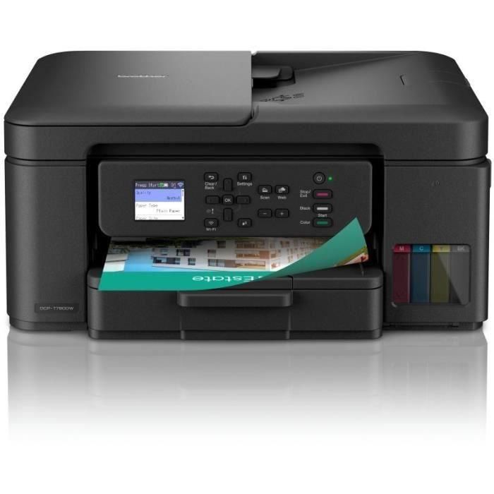 Impresora multifunción 3 en 1 - BROTHER - DCP-T780DW - Wi-Fi y Wi-Fi Direct - Inyección de tinta - Tanque A4 0 Impresora multifunción 3 en 1 - BROTHER - DCP-T780DW - Wi-Fi y Wi-Fi Direct - Inyección de tinta - Tanque A4 0