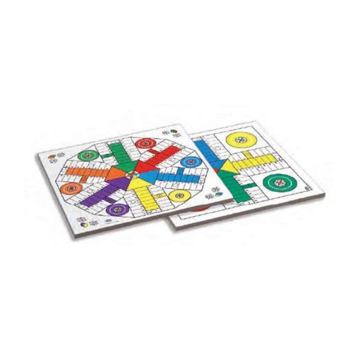 Tablero parchis 4 y 6 jugadores de madera 40x40 cm sin accesorios 8 Tablero parchis 4 y 6 jugadores de madera 40x40 cm sin accesorios 8