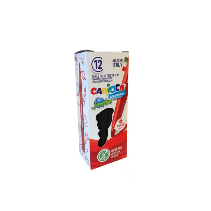 Rotulador Fibra Carioca Jumbo Negro 3