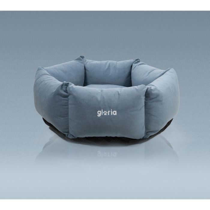 Cama para Perro Gloria Hondarribia Azul 60 x 60 cm Hexagonal 2