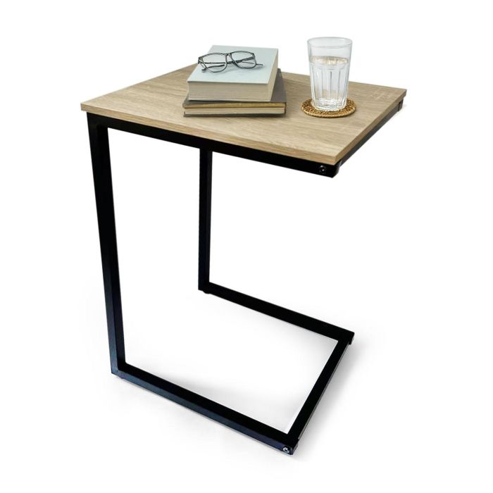 Inde Soporte Auxiliar para Sofá Madera y Metal Moblekit 40x30x60 cm 2