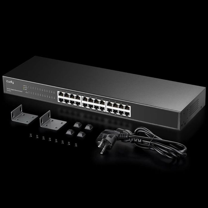 Cudy GS1024 switch Gigabit Ethernet (10/100/1000) Negro 2 Cudy GS1024 switch Gigabit Ethernet (10/100/1000) Negro 2