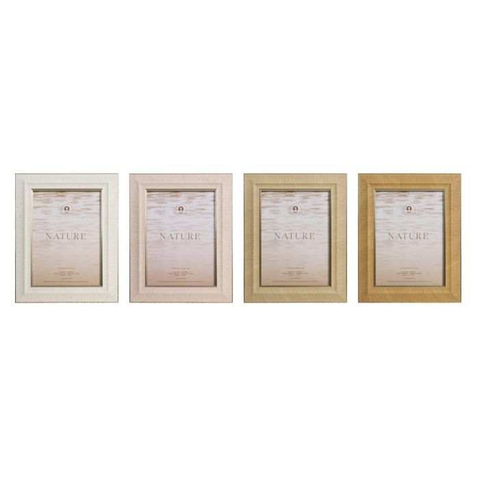 DKD Home Decor Marco de Fotos Scandi de PS y Cristal 15x20 cm Externo 20x25 cm Marrón Beige Pack de 4 Unidades Surtidas DKD Home Decor Marco de Fotos Scandi de PS y Cristal 15x20 cm Externo 20x25 cm Marrón Beige Pack de 4 Unidades Surtidas