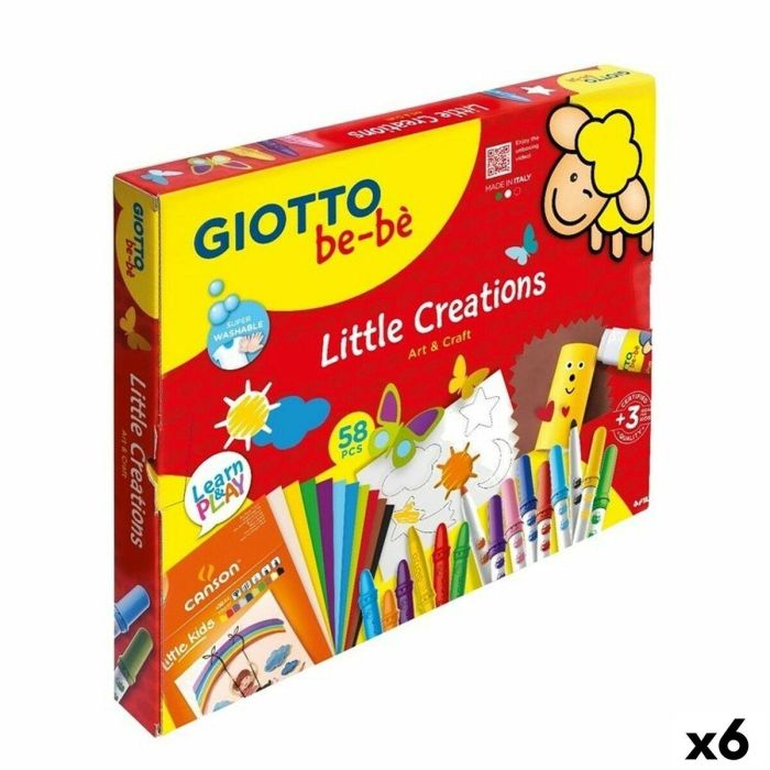 Set de Dibujo Giotto BE-BÉ Little Creations Multicolor (6 Unidades) Set de Dibujo Giotto BE-BÉ Little Creations Multicolor (6 Unidades)