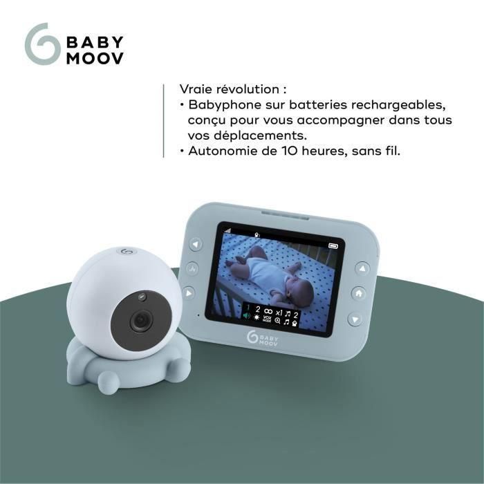 BABYMOOV Vigilabebés con vídeo, YOO ROLL 2 BABYMOOV Vigilabebés con vídeo, YOO ROLL 2