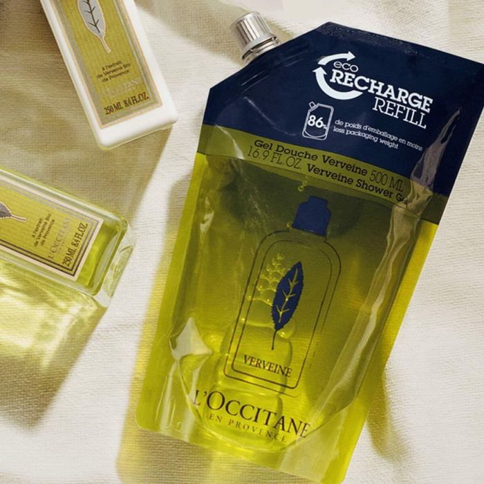 L'Occitane En Provence Gel de Ducha VERBENA Ecorecarga 500 ml con Extracto de Verbena Biológica para Piel Suave y Refrescante 6 L'Occitane En Provence Gel de Ducha VERBENA Ecorecarga 500 ml con Extracto de Verbena Biológica para Piel Suave y Refrescante 6
