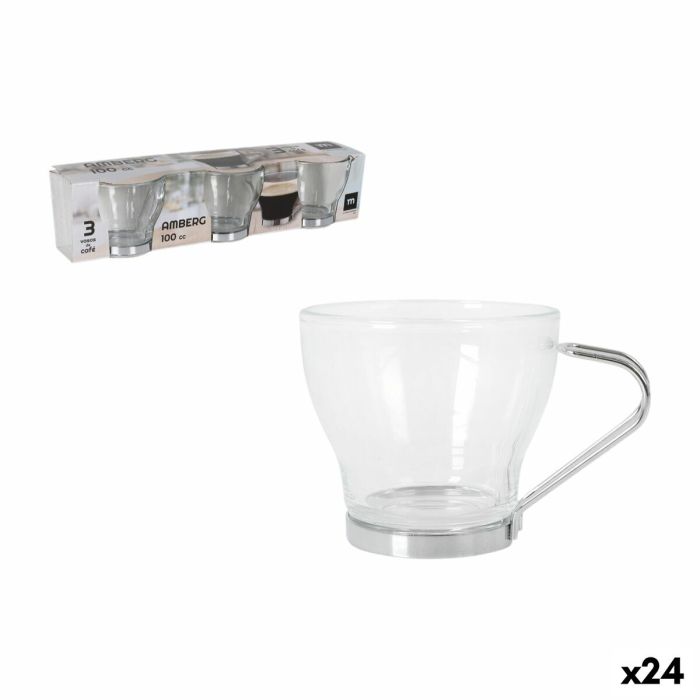 Set de Vasos Inde Amberg 100 ml 3 Piezas (24 Unidades)