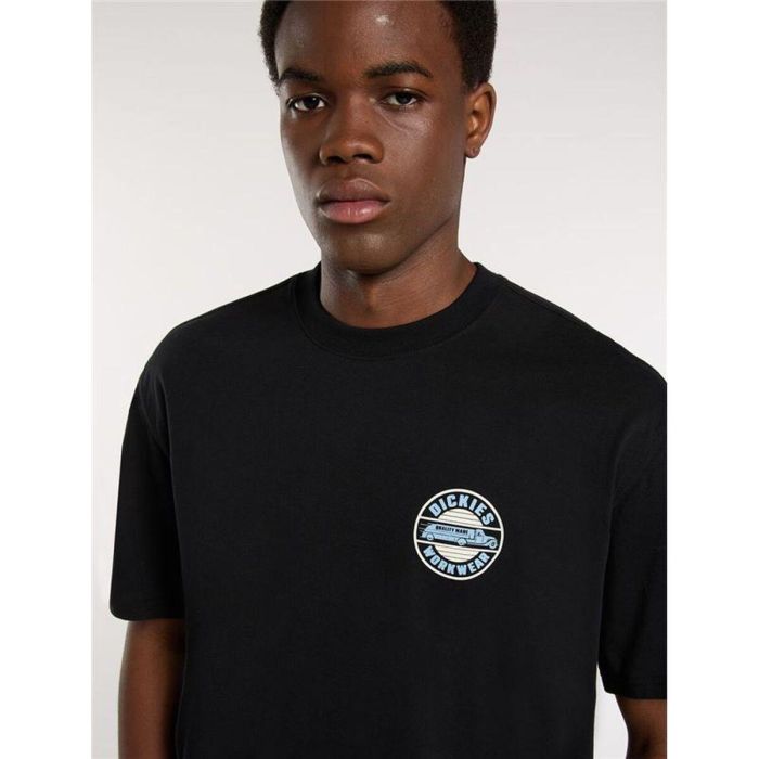 Camiseta de Manga Corta Hombre Dickies Circle Negro L 2