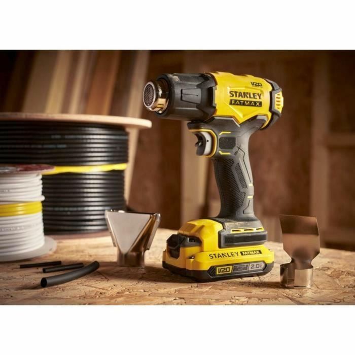 Stanley Fatmax V20 SFMCE530B-XJ Pistola de Calor 510° Litio 18V Sin Batería 4 Stanley Fatmax V20 SFMCE530B-XJ Pistola de Calor 510° Litio 18V Sin Batería 4