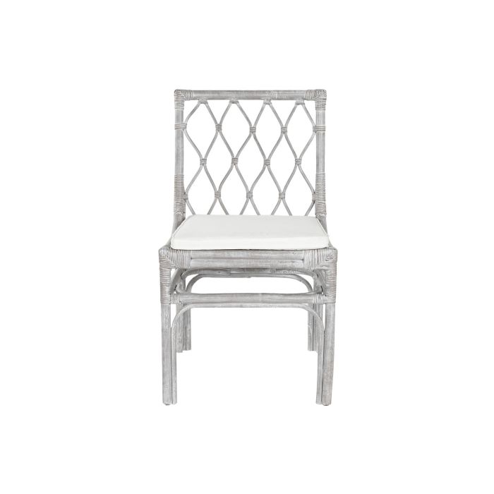 DKD Home Decor Silla Top chairs 2c24 Blanco 56 x 85 x 50 cm (2 Unidades) 5