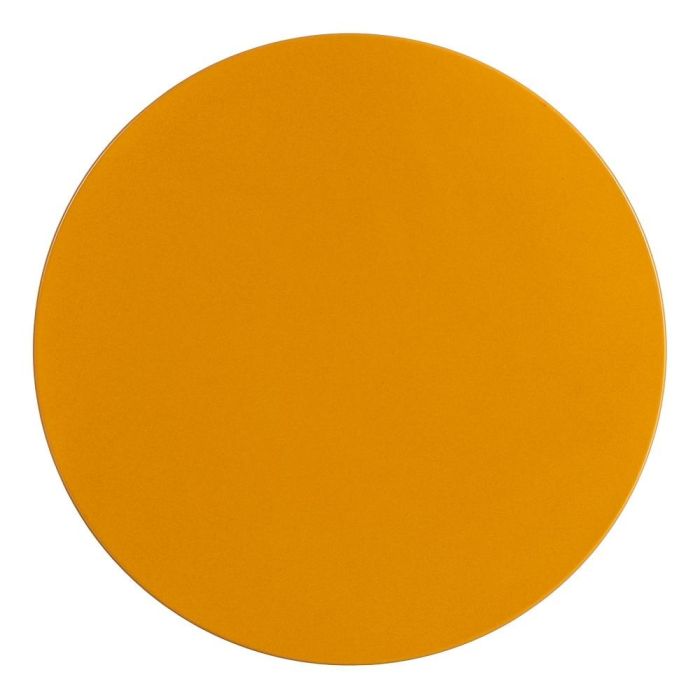 Mesa Auxiliar Mostaza Metal Decoración 33 X 33 X 47 cm