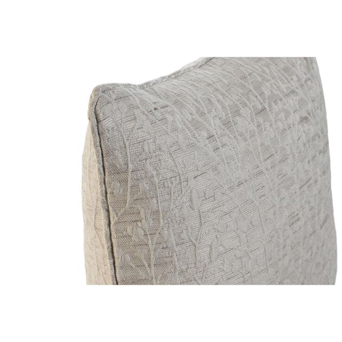DKD Home Decor Jaquard2 23 Cojín Tradicional de Poliéster Jaquard Beige 45x45x45 cm con Cremallera 3