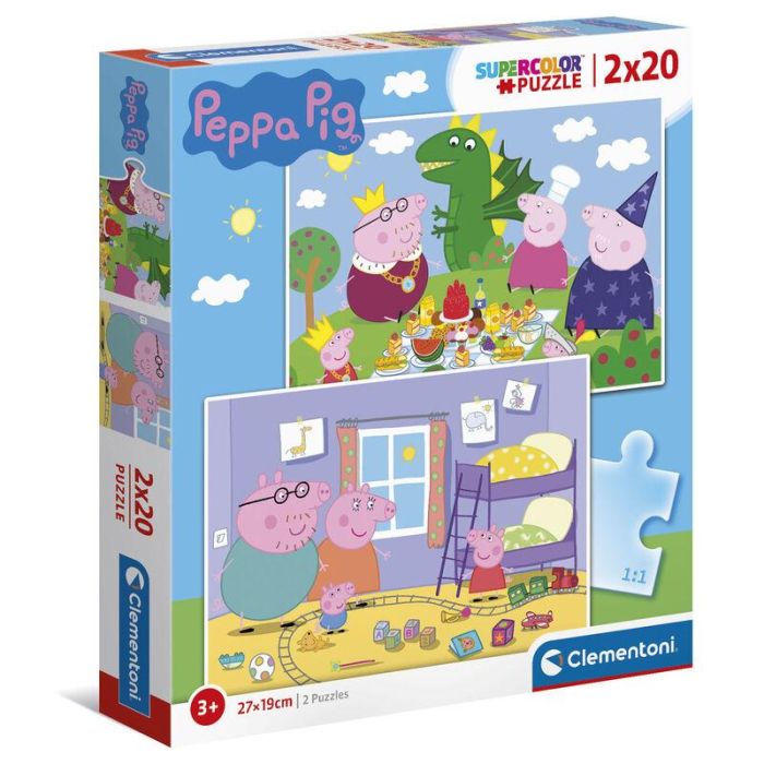 Puzzle Peppa Pig 2x20pzs 1