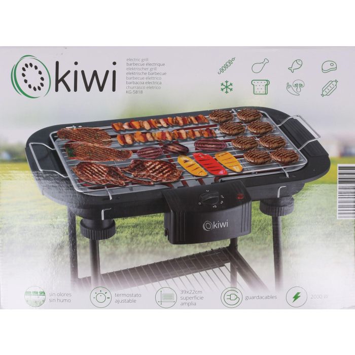 Asador Eléctrico Kiwi 2000W con Patas - 47.5x34 cm (3 Unidades) 5 Asador Eléctrico Kiwi 2000W con Patas - 47.5x34 cm (3 Unidades) 5