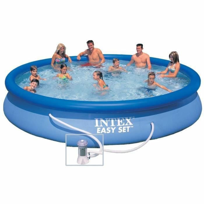 Intex Kit de Piscina Redonda Independiente Easy Set - 457,2 x 83,82 cm 0 Intex Kit de Piscina Redonda Independiente Easy Set - 457,2 x 83,82 cm 0
