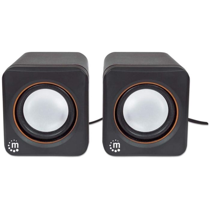 MANHATTAN 2600 Lautsprechersystem Voller Stereoklang und kompaktes Format optimal fuer das mobile Musikerlebnis 2