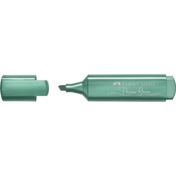 Caja de Marcadores Fluorescentes Faber Castell Textliner 46 154639/ 10 unidades/ Verde Metálico 2 Caja de Marcadores Fluorescentes Faber Castell Textliner 46 154639/ 10 unidades/ Verde Metálico 2