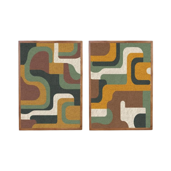 Cuadro Urban DKD Home Decor Verde Mostaza 3 x 105 x 75 cm (2 Unidades) 0 Cuadro Urban DKD Home Decor Verde Mostaza 3 x 105 x 75 cm (2 Unidades) 0