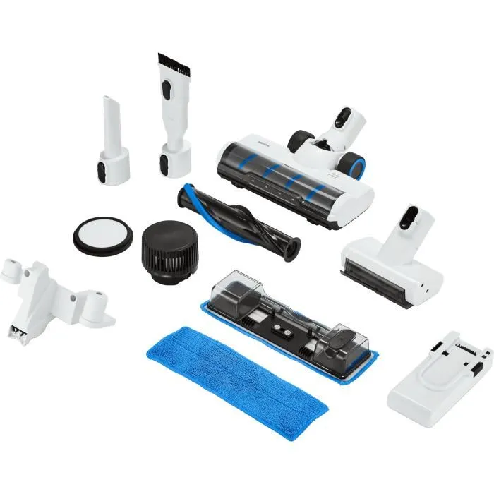 Medion Aspirador Escoba Inalámbrico MED4061275220339, 24 kPa, 350W, Sensor de Polvo, HEPA H13, Pantalla táctil LED 3