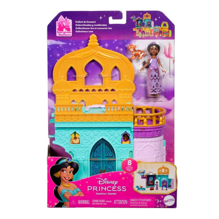 Mattel Castillo Mini Jasmine Aladdin Disney Casa de Muñecas con Muñeca y Accesorios 1