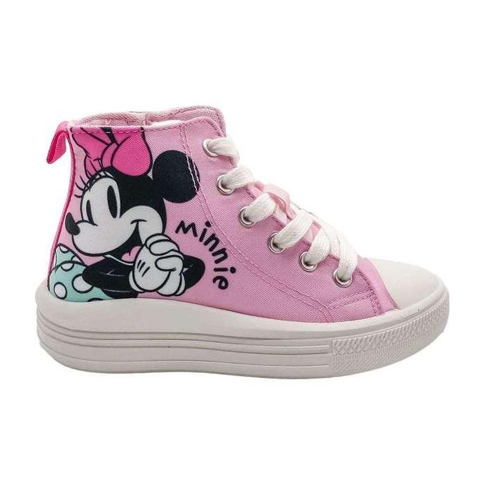 Zapatilla loneta suela pvc alta minnie t035 1 Zapatilla loneta suela pvc alta minnie t035 1