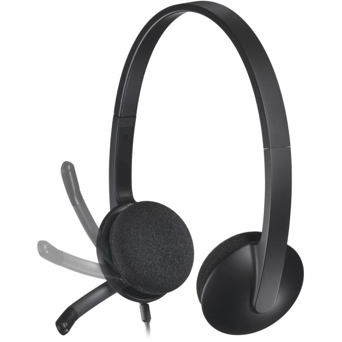 LOGITECH AURICULARES CON MICROFONO HEADSET H340 USB 2 LOGITECH AURICULARES CON MICROFONO HEADSET H340 USB 2