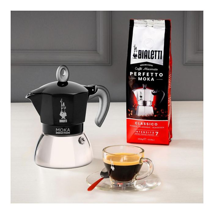Bialetti Cafetera Italiana Inducción Moka 6 Tazas BIA8006363029094 3 Bialetti Cafetera Italiana Inducción Moka 6 Tazas BIA8006363029094 3