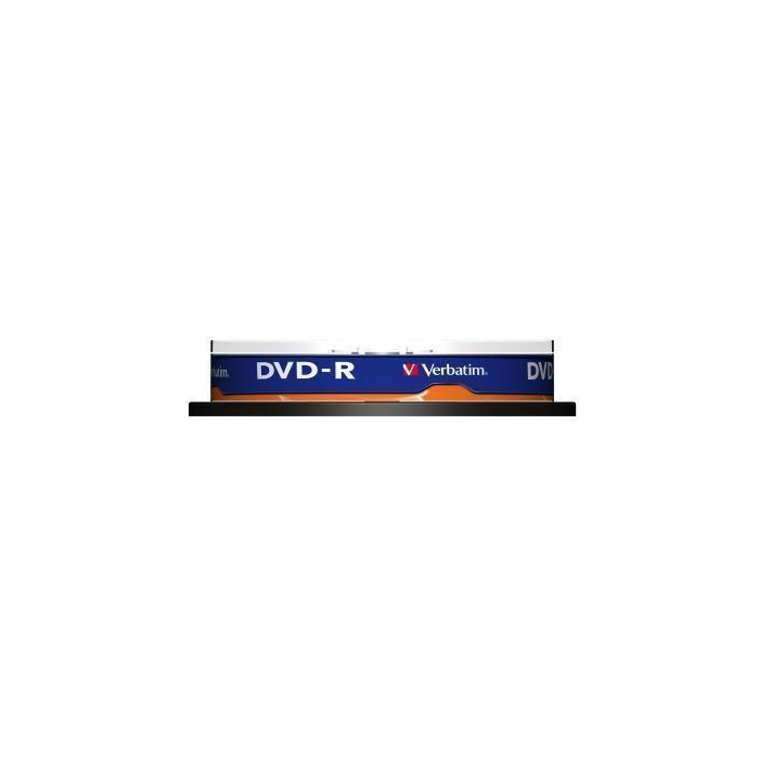 Verbatim DVD-R 4.7 GB 16X 10 Unidades Spindle Superficie Matt Silver 1