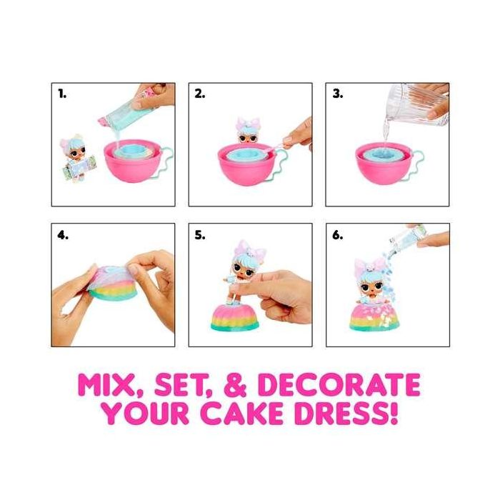 Bola l.o.l. surprise muñeca mix & make cake. haz tu propio vestido de tarta para tu l.o.l 9 cm - modelos surtidos 2 Bola l.o.l. surprise muñeca mix & make cake. haz tu propio vestido de tarta para tu l.o.l 9 cm - modelos surtidos 2