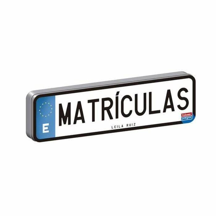 Juego Educativo Falomir Matriculas 1 Juego Educativo Falomir Matriculas 1