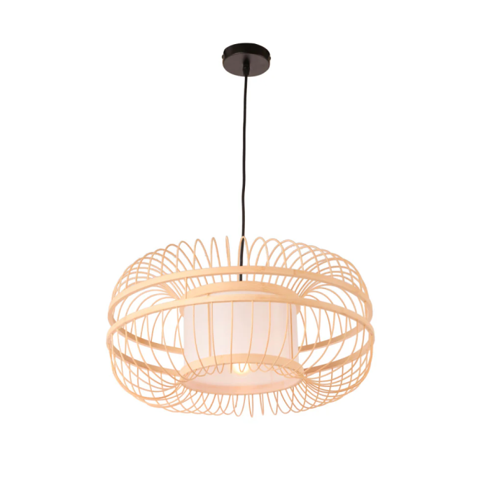 Lámpara Colgante "Burgas" [SKD-P80041] Estilo Natural/Mediterráneo/Boho-Chic Bambú 3