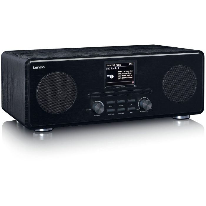 Lenco DIR-260BK Radio Internet con DAB+, Bluetooth y CD - Negro 2 Lenco DIR-260BK Radio Internet con DAB+, Bluetooth y CD - Negro 2