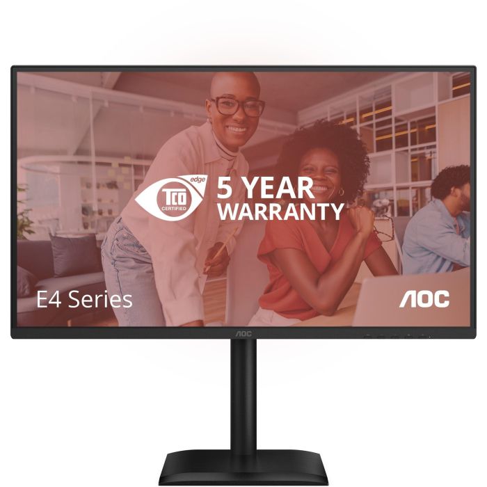 AOC Monitor 27E4CV 27" QHD 2560x1440 120Hz 4ms IPS HDMI DP USB-C 90W Power Delivery, Soporte Ajustable, Negro 1