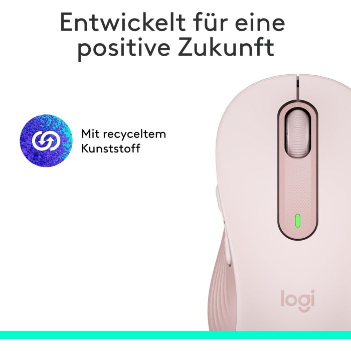 Logitech Signature M650 Ratón Inalámbrico Silencioso Bluetooth Botones Programables SmartWheel para Manos Pequeñas Grandes o Zurdas Rosa 6 Logitech Signature M650 Ratón Inalámbrico Silencioso Bluetooth Botones Programables SmartWheel para Manos Pequeñas Grandes o Zurdas Rosa 6